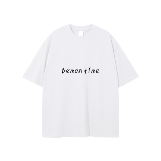 Demon Time White Tee