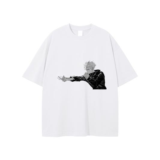 Gojo’s Shadow White Tee